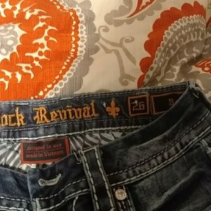 A pair of Rock Revival jeans.